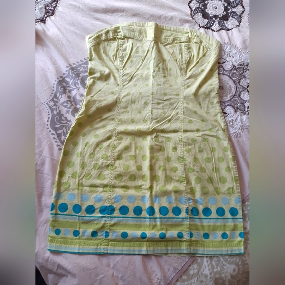 Strapless polka dot dress - Picture 1 of 6